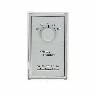 Low Volt NP Analog Tstat Heat Rectangle