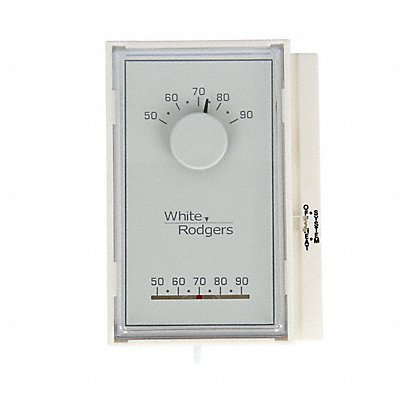 Low Volt NP Analog Tstat Heat Rectangle