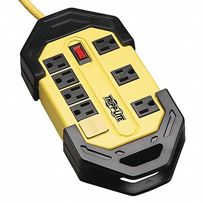 Plug-In GFCI w/Cord 12ft 15A Yel/Blk