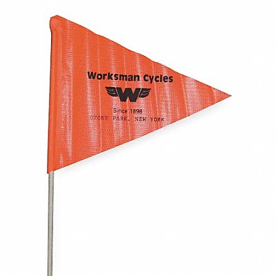 Safety Flag on Pole