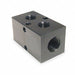 Manifold BLK Alum 2Outlets 1.75 L
