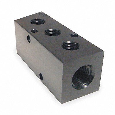 Manifold BLK Alum 3Outlets 5.75 L