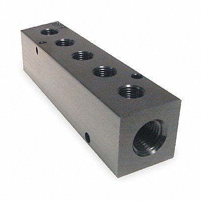 Manifold BLK Alum 5Outlets 4.75 L