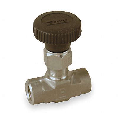 Needle Valve Straight 316 SS 1/4 In.