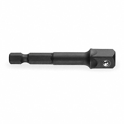Impct Skt Adpt Steel Blk Oxd 1/4 in