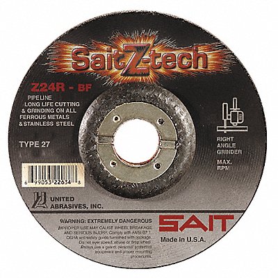 Depressed Center Wheel T27 7x1/8x7/8 ZA