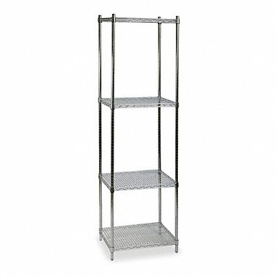 Wire Shlv Unit Cap 800 lb 18inx85inx24in