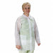 D2182 Lab Coat White Button M PK25