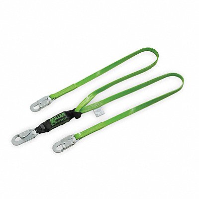 Shock-Absorbing Lanyard Green