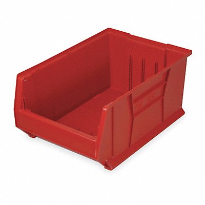 E4545 Bin Red Polypropylene 11 in