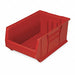 E4545 Bin Red Polypropylene 11 in