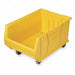 E4549 Mobile Bin Yellow Polypropylene 12 in