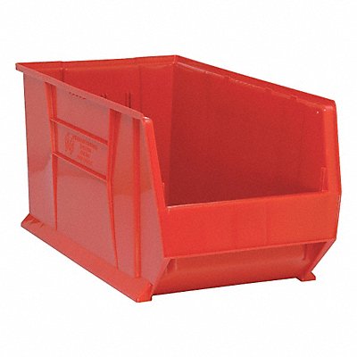 E4547 Bin Red Polypropylene 15 in