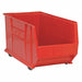 E4550 Mobile Bin Red Polypropylene 15 in