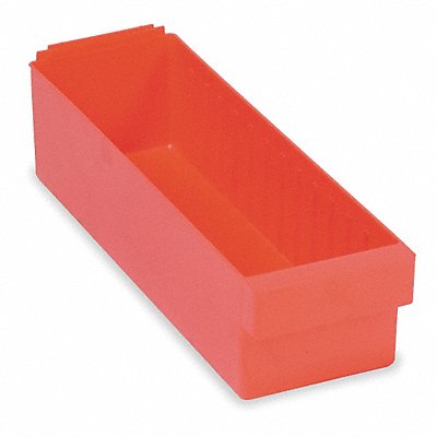 F1579 Drawer Bin Red Polystyrene 4 5/8 in