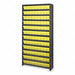 D5586 Enclosed Bin Shlvng 12x75x36in Yellow