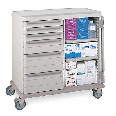 Supply Cart Polymer Light Taupe