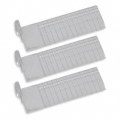 Short Drawer Dividers 2-1/4 H Clr PK3