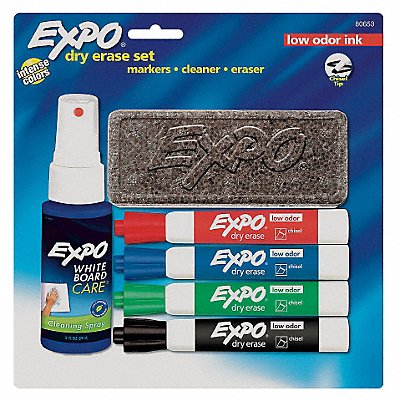 Dry Erase Marker Set Chisel