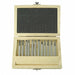 Carbide Bur Set Single Cut 1/4 12pcs
