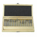 Carbide Bur Set Dbl Cut 1/4 16pcs