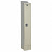 D4815 Wrdrb Lockr Lvrd 1 Wide 1 Tier Tan