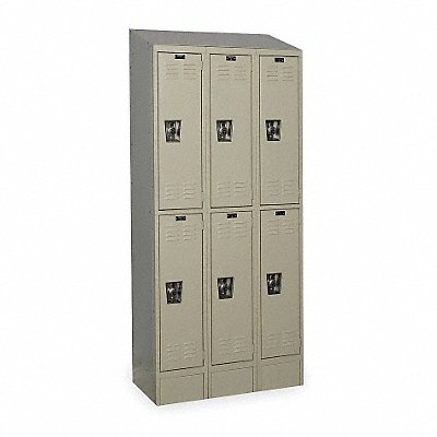 D4818 Wrdrb Lckr 2x3Lckr Tan 82 x36 x12 Assm