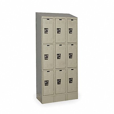 D4827 Wrdrb Lckr 3x3Lckr Tan 83 x36 x15 Assm