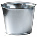 Bucket 1 1/4 gal Silver