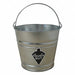 Bucket 2 1/2 gal Silver