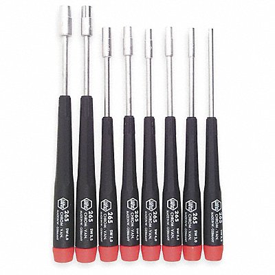 Solid Shank Precision Nut Driver Set