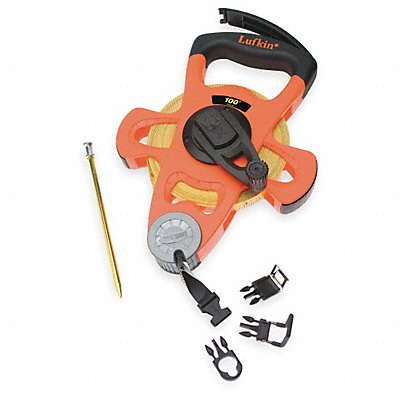Tape Measure 3/4 Inx100 ft Orange/Black