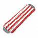 Mop Pad Red/White Microfiber