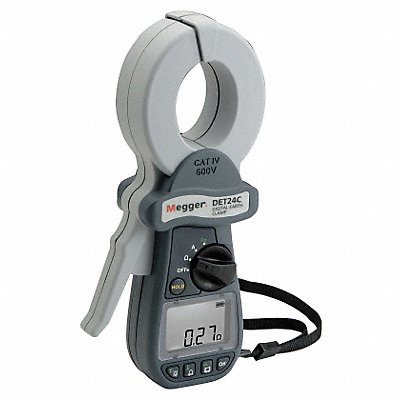 Clamp On Earth Resistance Tester LCD