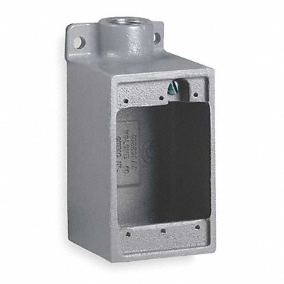 Weatherproof Box 28cu. in Malleable Iron