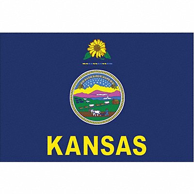 D3761 Kansas State Flag 3x5 Ft