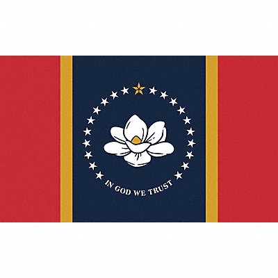 D3772 Mississippi Flag 5x8 Ft Nylon