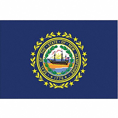 D3761 New Hampshire State Flag 3x5 Ft