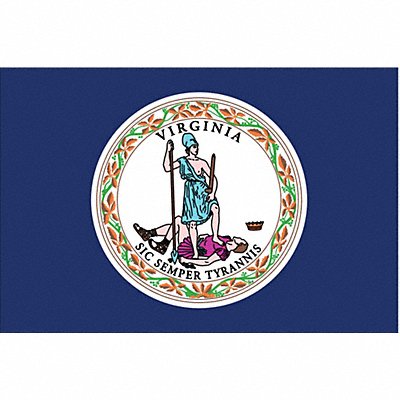 D3761 Virginia State Flag 3x5 Ft