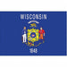 D3761 Wisconsin State Flag 3x5 Ft