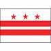 D3761 District Of Columbia Flag 3x5 Ft