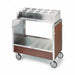 Flatware Cart 36 1/4 in L Walnut