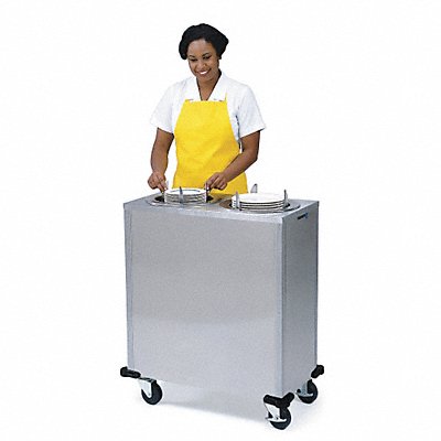 Plate Dispenser Cart 35 1/8 in L SS