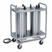 Plate Dispenser Cart 35 1/2 in L SS