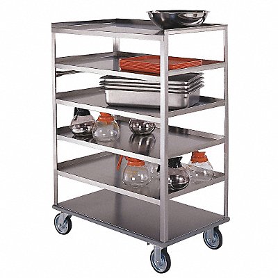 Banquet Cart 22 1/4 W 50 3/8 H Silver