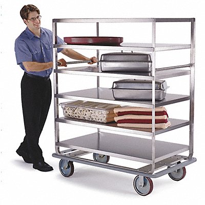 Banquet Cart 30 3/4 W 64 3/4 H Silver