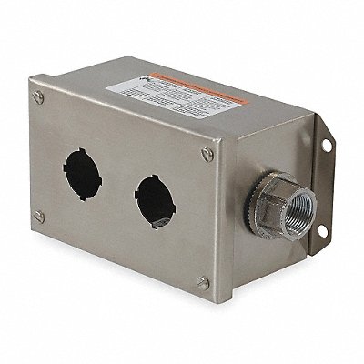 Pushbutton Enclosure 7.74 in H 2 Holes