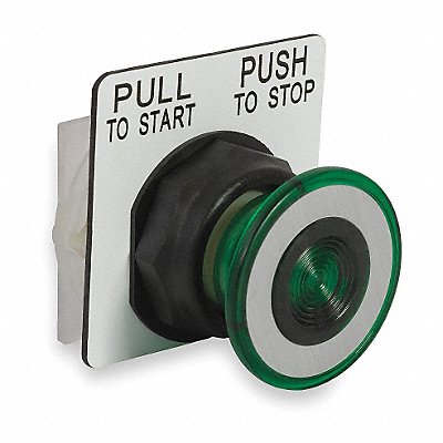 H4526 Non-Illum Push Button Operator Green