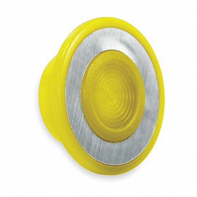 Push Button Cap Illuminated 30mm Yellow