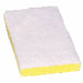 Scrubber Sponge 6 in L White PK20